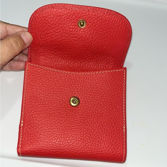 Dooney & Bourke Red Leather Wallet - Picture 13 of 14